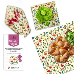 Wax Pack "Květinová louka" 1 x "S", 1 x "M", 1 x "L" 3 ks.
