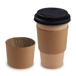 Ochranný rukáv na kelímek 350-500 ml, kraft, 100 ks