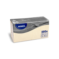 2vrstvé ubrousky Šampaňské zlato 1/4 24 x 24 cm, 250 ks.