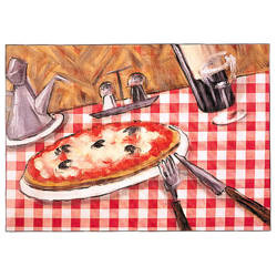 Papírové prostírání "Pizza" 31 x 43 cm 500 ks.