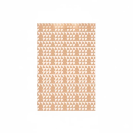 Vánoční kraft papírový sáček 12+5 x 18 cm, 250 ks.