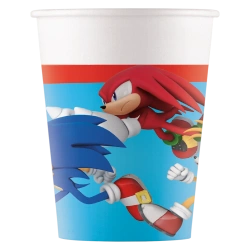 Papírový kelímek „Sonic SEGA“ 200 ml 8 ks