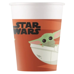 Papírový kelímek „STAR WARS Mandalorian“ 200 ml 8 ks