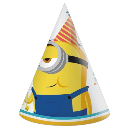 Papírové čepičky Mimoni 6 ks