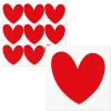 Třívrstvé ubrousky "Red Hearts", 1/4, 33 x 33 cm 20 ks