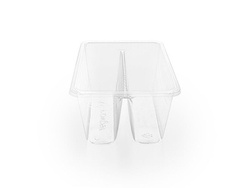 Dvoudílný sendvičový kontejner 15 x 10 x 6,5 cm 125 ks.
