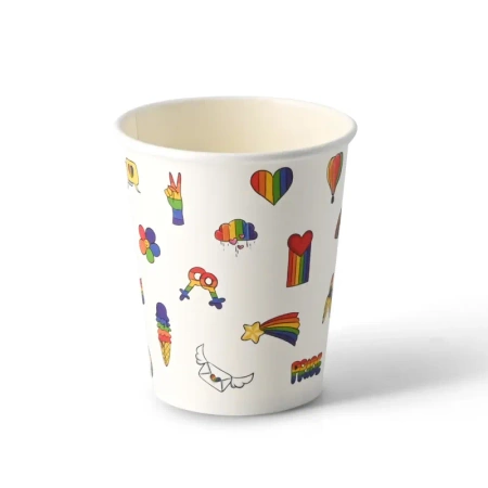 Papírový kelímek na disperzi "Pride" 250 ml, ø 80 mm 50 ks.