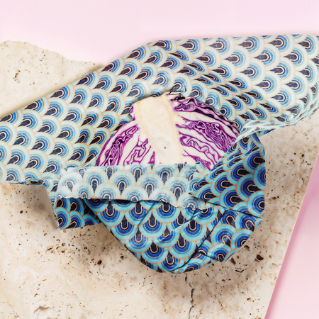 Voskovka "Vlny" velikost "L" 36 x 36 cm 1 ks.