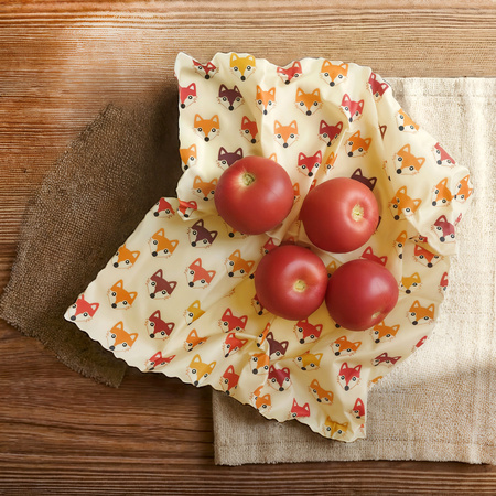 Voskovka "Lišky" velikost "L" 36 x 36 cm 1 ks.