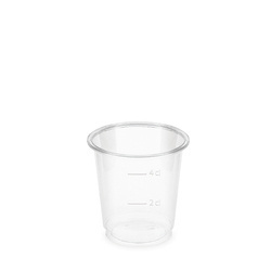 PLA kalíšek 20/40 ml, průměr 48 mm 40 ks.