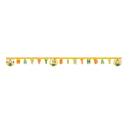 Papírový narozeninový banner Mimoni 2 m 1 ks