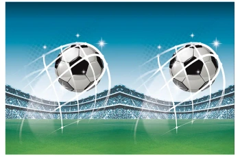 Opakovaně použitelný ubrus „Fotbal“ 120 × 180 cm, 1 ks