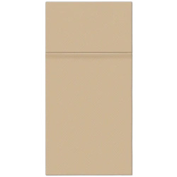 Sáčky na příbory Premium Airlaid, béžové, 20 x 10 cm, 25 ks