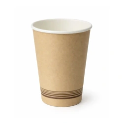 Papírový kelímek kraft disperze 350 ml, ø 90 mm, 50 ks.