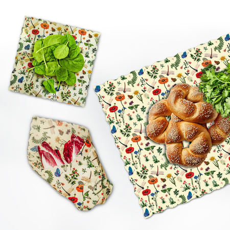 Wax Pack "Květinová louka" 1 x "S", 1 x "M", 1 x "L" 3 ks.