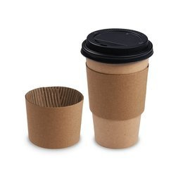 Ochranný rukáv na kelímek 250-300 ml, kraft, 100 ks