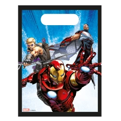 Foliové sáčky "Avengers" 17 x 23 cm 6 ks.