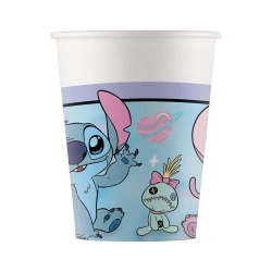 Papírový kelímek „Stitch & Angel“ 200 ml 8 ks