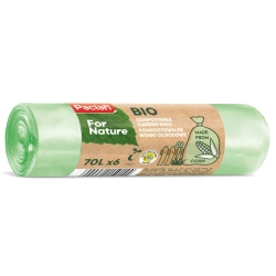 BIO pytle na odpadky For Nature Paclan 80×70 cm 70 l 6 ks.
