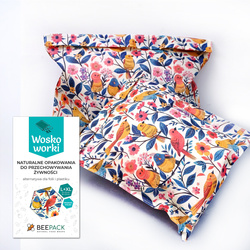 Voskové sáčky "Ptáčci" sada L+XL 1 ks.