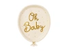 Papírové talíře „Oh Baby“, 17,5 × 22 cm, 6 ks
