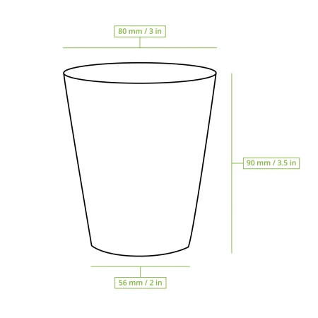 Papírový kelímek na disperzi "Coffeebreak" 250 ml, ø 80 mm 50 ks.