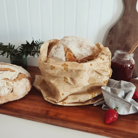 Voskové sáčky „Včely“ XL 36 × 32 cm, 1 ks.