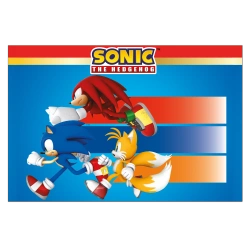 Opakovaně použitelný ubrus „Sonic SEGA“ 120 × 180 cm, 1 ks