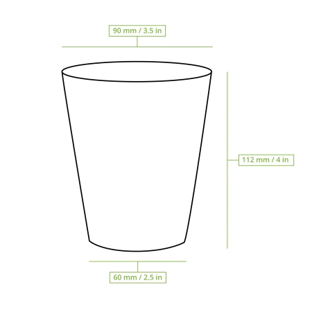 Papírový kelímek disperzní "Coffeebreak" 350 ml, ø 90 mm 50 ks.