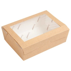 Krabička s papírovým okénkem 1000 ml, 17 x 12 x 5,5 cm 50 ks.