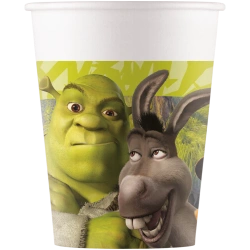 Papírový kelímek „Shrek“ 200 ml 8 ks