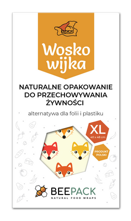 Voskovka "Lišky" velikost "XL" 40 x 48 cm 1 ks.