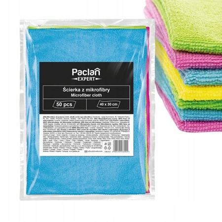 Utěrky z mikrovlákna 5Colors Paclan, 40 × 30 cm, 50 ks