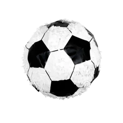 Papírová 3D piñata "Football Ball" 24 cm, 1 ks