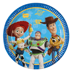 Papírové talíře „Toy Story“, 23 cm, 8 ks