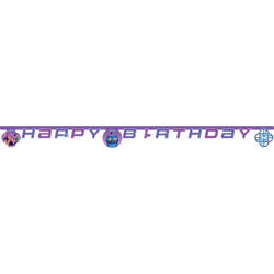 Papírový narozeninový banner K-POP 2 m 1 ks