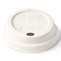 Víčko z rákosu pro šálek o průměru 90 mm 50 ks.