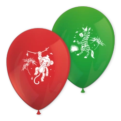 Latexové balonky „Jungle“ 28 cm, 8 ks
