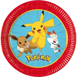 Papírové talíře „Pokemon“, 20 cm, 8 ks