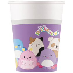 Papírový kelímek „Squishmallows“ 200 ml 8 ks