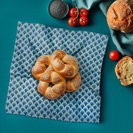 Voskovka "Vlny" velikost "L" 36 x 36 cm 1 ks.