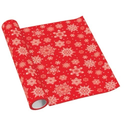 Papírový běhoun PREMIUM v roli, "Snowflakes", 40 cm x 5 m, 1 ks.