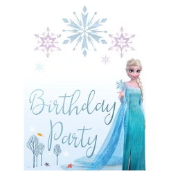 Personalizovaná stěna se samolepkami, 1 ks + 2 figurky Frozen