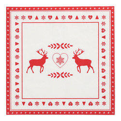 Třívrstvé ubrousky "Sob" 1/4 40 x 40 cm 20 ks.