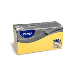 2vrstvé ubrousky Žluté 1/4 24 x 24 cm, 250 ks.