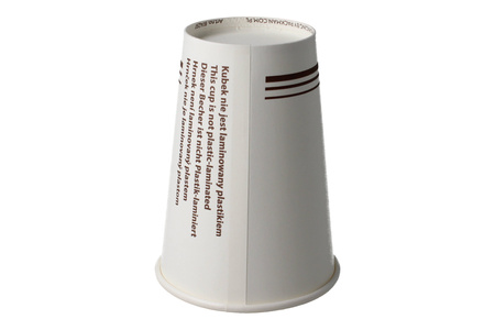 Papírový kelímek kraft disperze 200 ml, 50 ks.