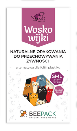 Wax "Kočky" Pack 1 x "S", 1 x "M", 1 x "L" 3 ks.
