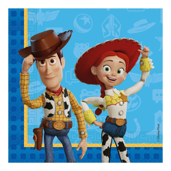 Dvouvrstvé ubrousky „Toy Story“, 33 × 33 cm, 20 ks