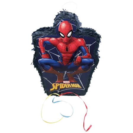 Papírová 3D piñata "Spider-Man" 26 × 35 cm, 1 ks