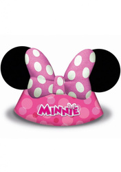 Papírové čepičky „Minnie Mouse“, 6 ks